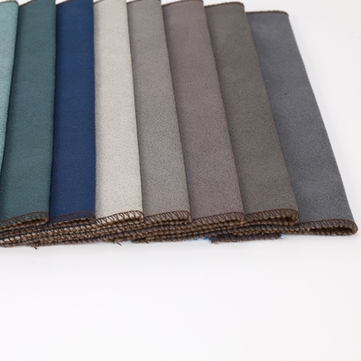 Επιχαλκωμένο ταπετσαρία πλεκτό σχέδιο ύφασμα καναπέδων σουέτ για τον πολυεστέρα κουρτινών 100%