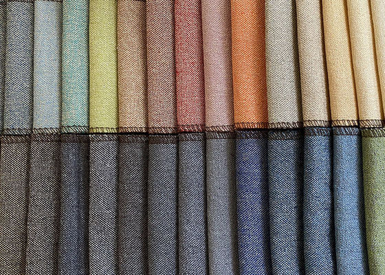Το ΝΗΜΑ ΕΒΑΨΕ το ύφασμα βαμβακιού λινού υφάσματος πολυεστέρα υφάσματος 100% πολλών χρωμάτων για τον καναπέ επίπλων