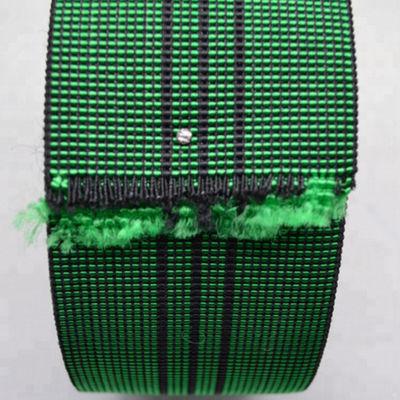 Webbing ταπετσαριών 7cm ελαστική πράσινη Webbing καναπέδων ζώνη