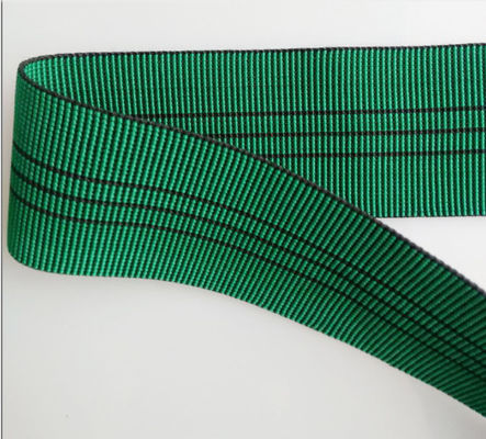 Πράσινο ελαστικό Webbing PP ταπετσαριών Webbing πολυπροπυλενίου 2 ίντσας