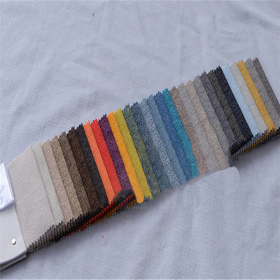 Πυκνωμένο πολυεστέρας στερεό χρώμα υφάσματος 100% καναπέδων λινού σαφούς ύφανσης βαμμένο