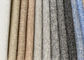 Encryption Doris Linen Sofa Fabric Pure Color 100% Polyester