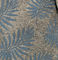 410gsm Coral Pattern Upholstery Fabric Woven Blue Jacquard Upholstery Fabric